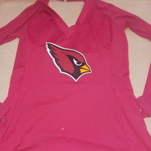 NFL TEAM APPAREL GAME DAY COUTURE NEW ARIZONA CARDINALS L LARGE LG WOMENS JERSEY